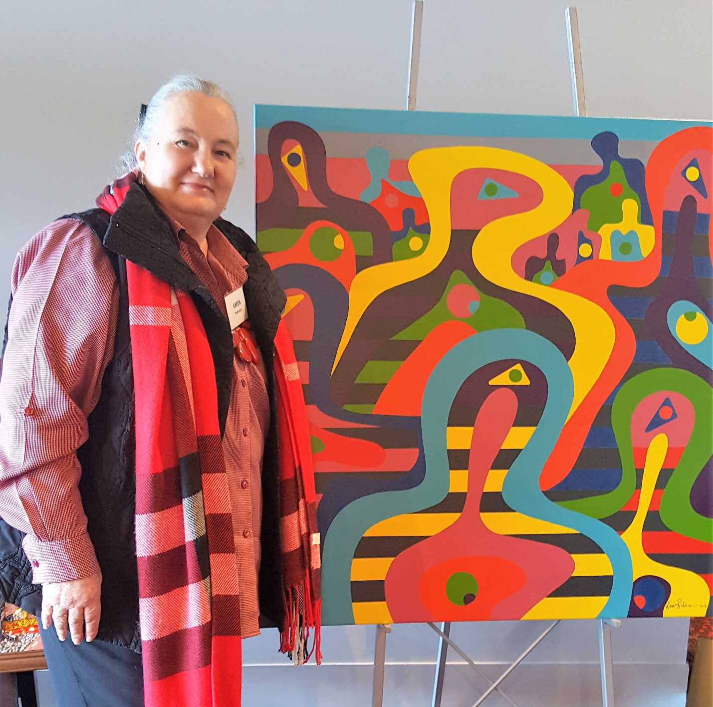 14 of 14 Karen Robinson at Mind Australia's 2016 Conference at the MCG presenting on 'My Carer's Journey - When words are hard to find' 21.6.2016