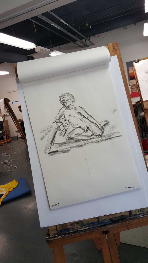 3 of 13 Class 10 'Produce Drawings' CAE Class - Certificate 111 in Visual Arts - Photograph and drawing by Karen Robinson Oct 2016 NB images protected by copyright laws