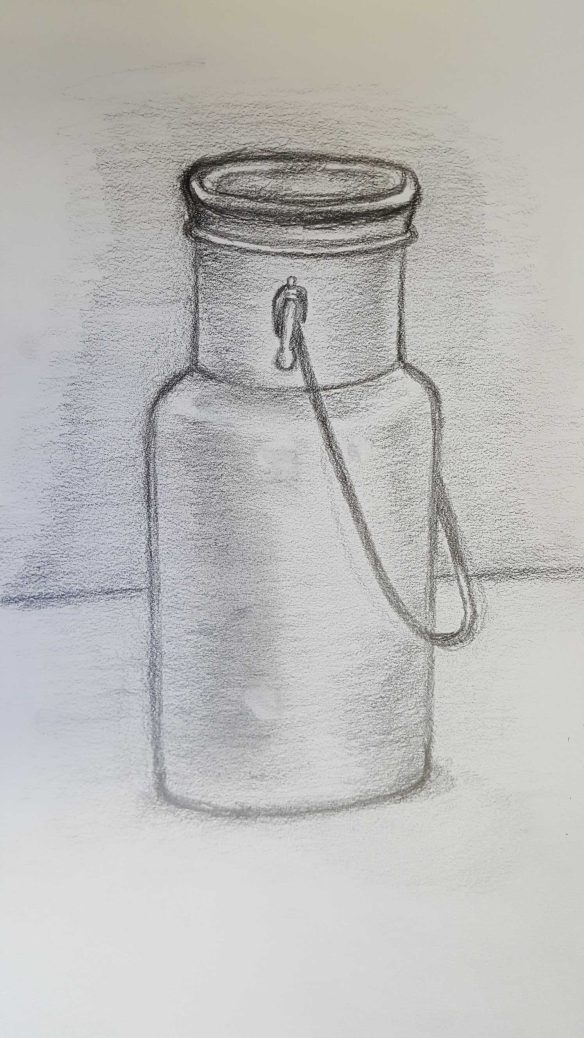 3 of 3 Class 13 'Produce Drawings' CAE Class - Certificate 111 in Visual Arts - Drawing & Photograph by Karen Robinson Nov 2016 NB images protected by copyright laws