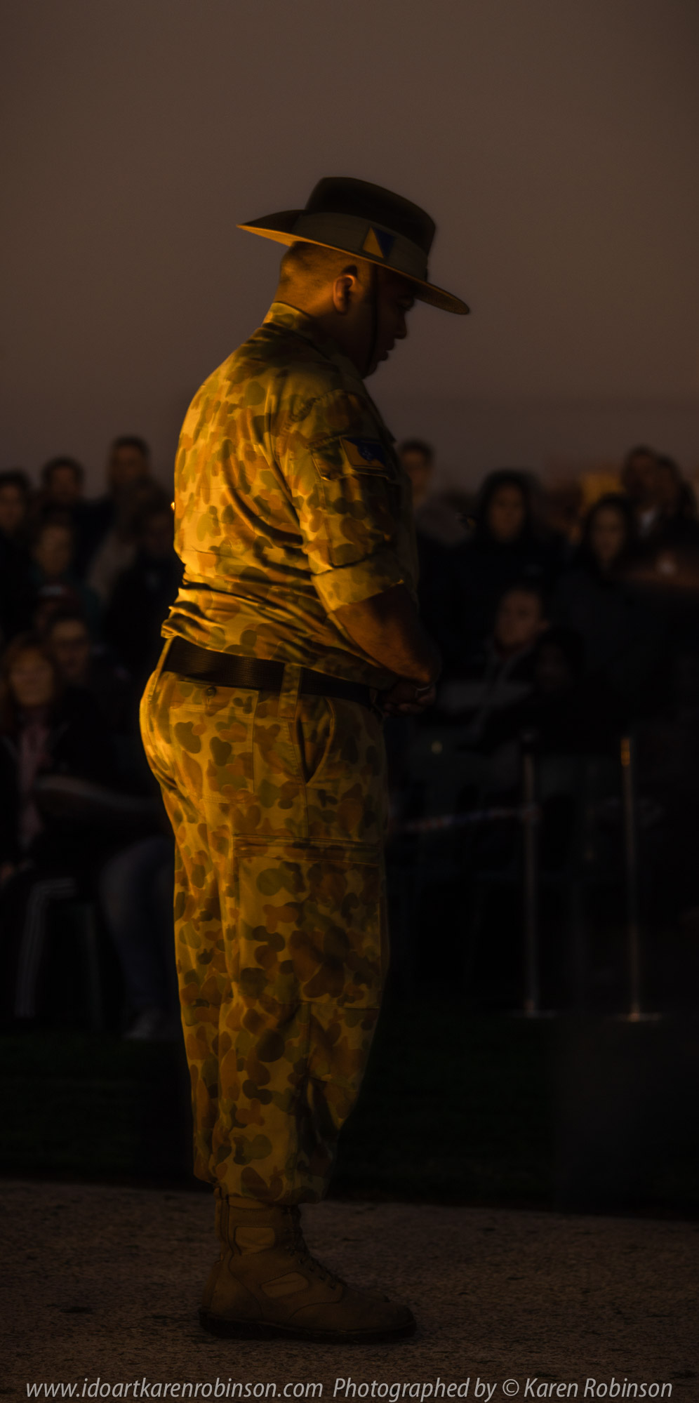 Craigieburn, Victoria - Australia 'ANZAC Day Ceremony Services' Photographed by Karen Robinson Comments - Representing Craigieburn Camera Club, Karen Robinson as one of the photographers at the event.