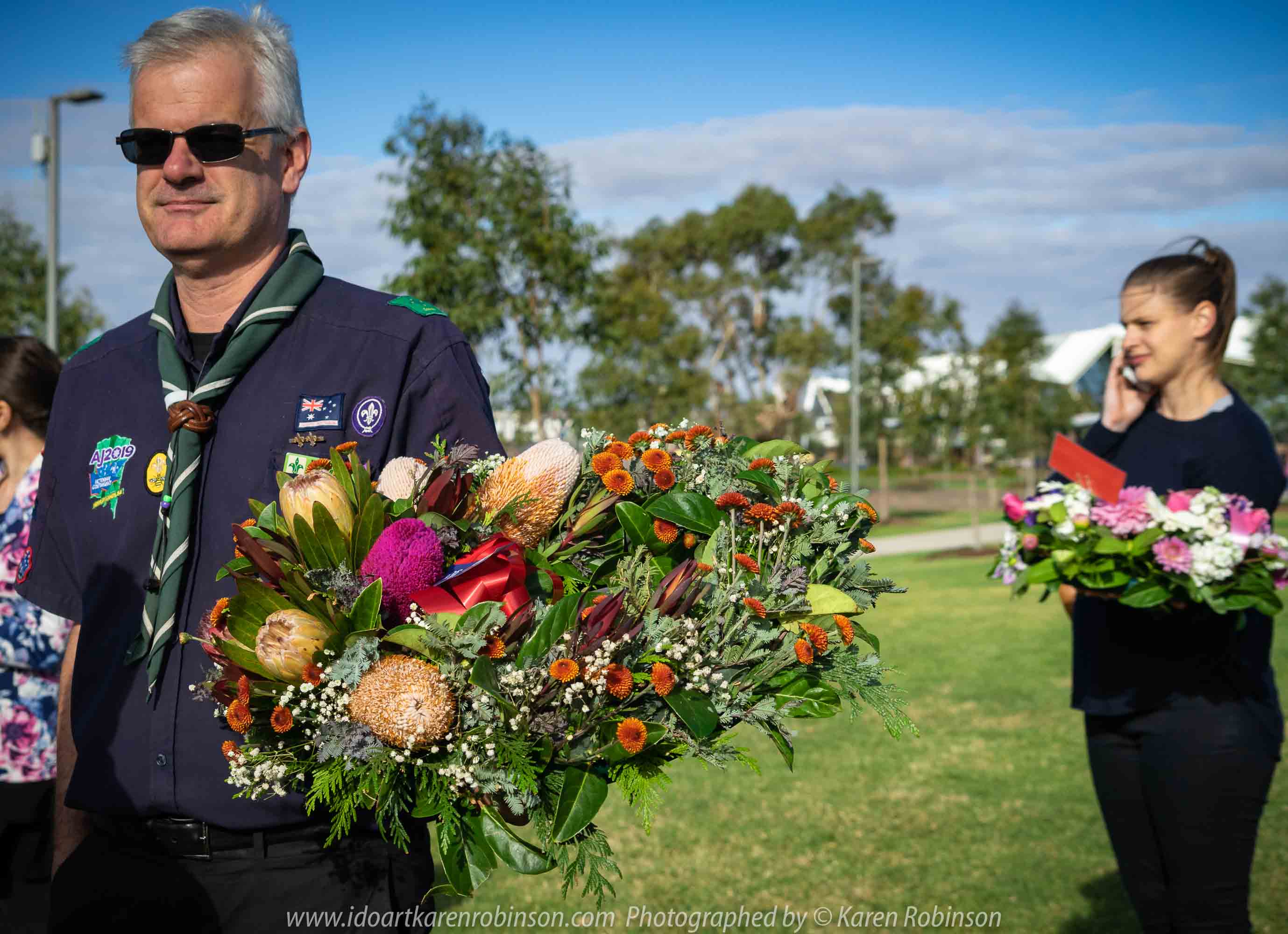 Australia 'ANZAC Day Ceremony Services' Photographed by Karen Robinson Comments - Representing Craigieburn Camera Club, Karen Robinson as one of the photographers at the event.