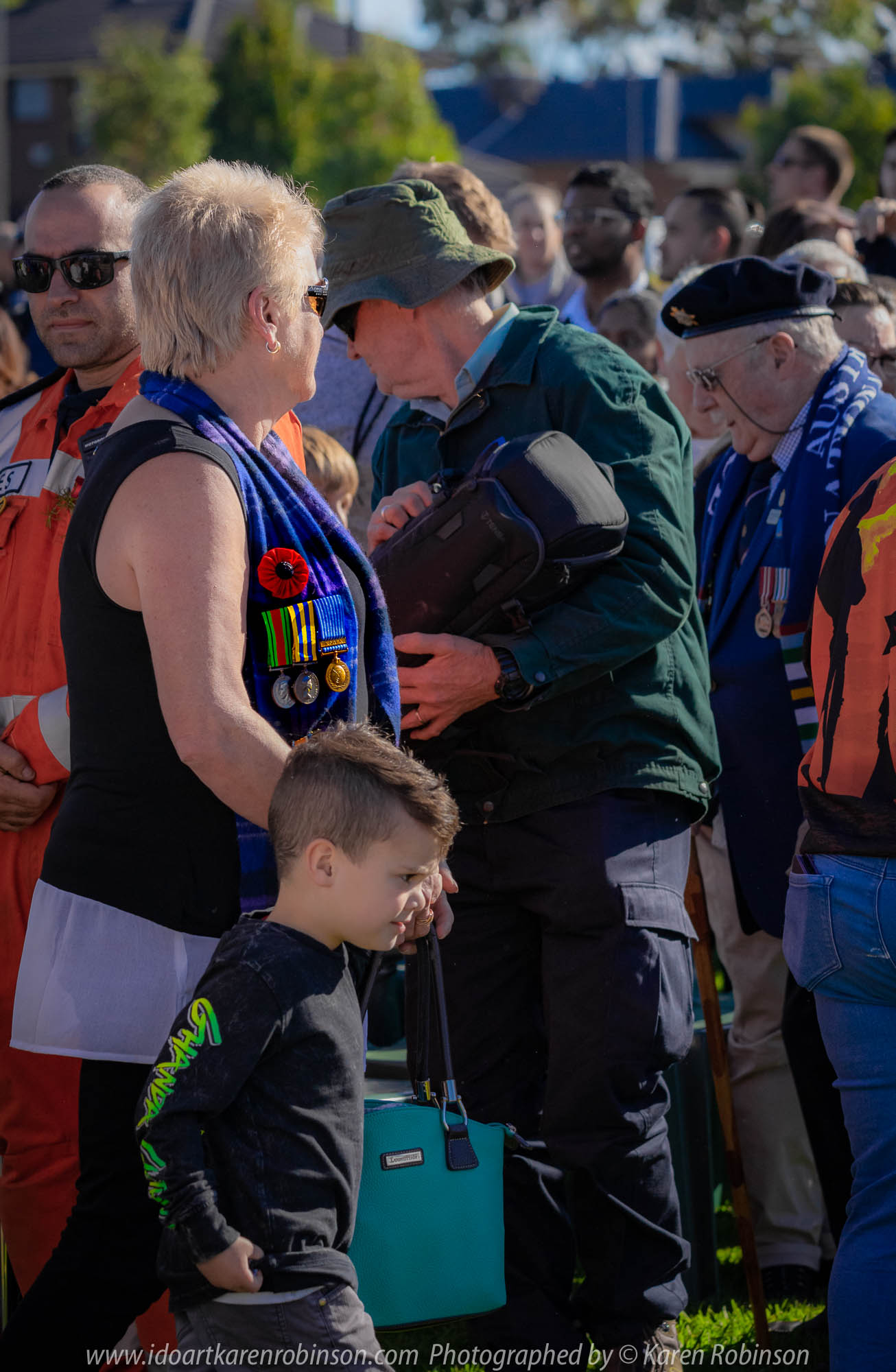 Craigieburn, Victoria - Australia 'ANZAC Day Ceremony Services' Photographed by Karen Robinson Comments - Representing Craigieburn Camera Club, Karen Robinson as one of the photographers at the event.