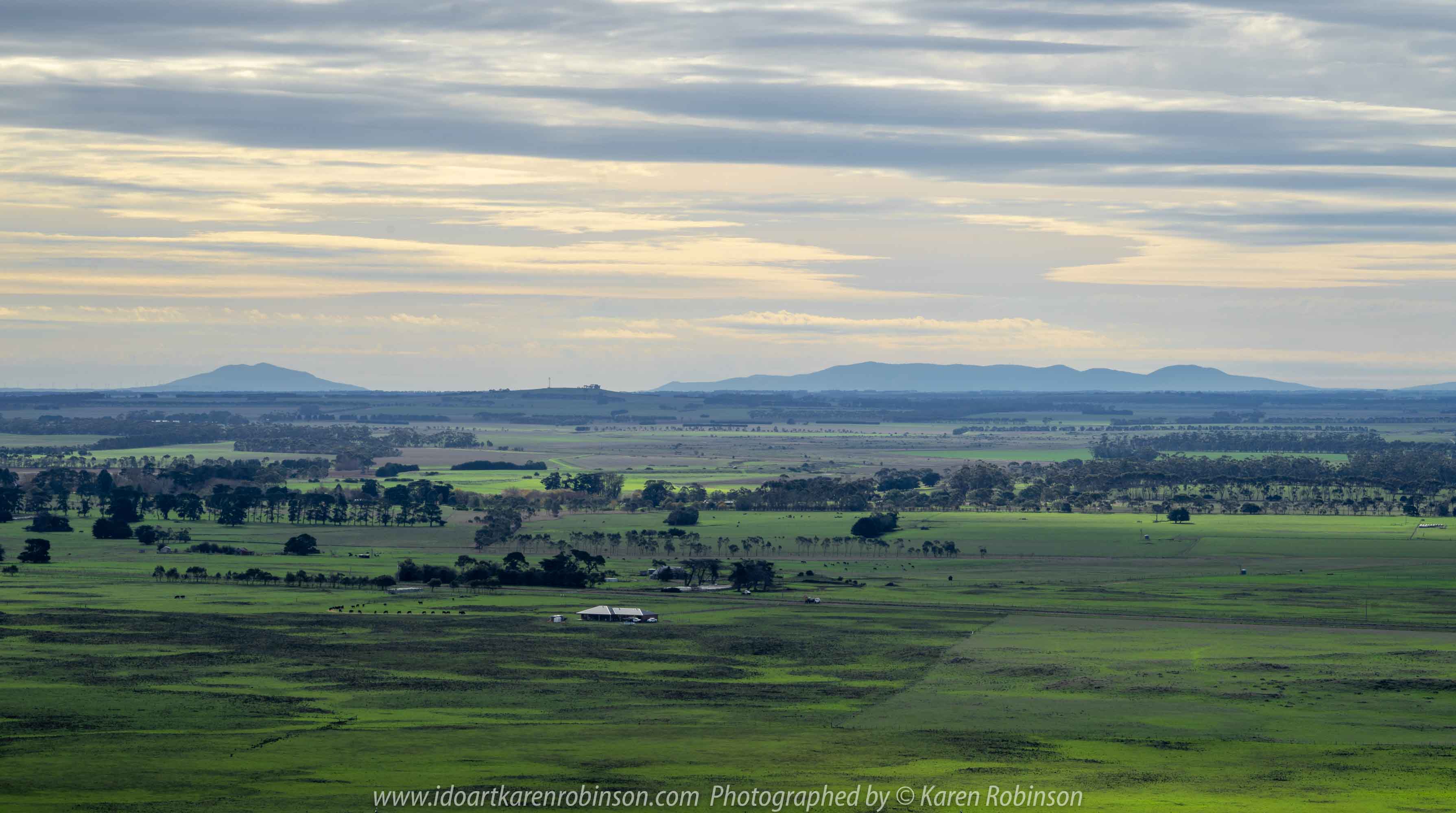 Victoria - Australia 'Mount Elephant - Volcanic Hinterland' Photographed by Karen Robinson June 2019 Comments - Amazing views around the base of Mount Elephant and views from walking tracks on the side and top of Mount Elephant itself.
