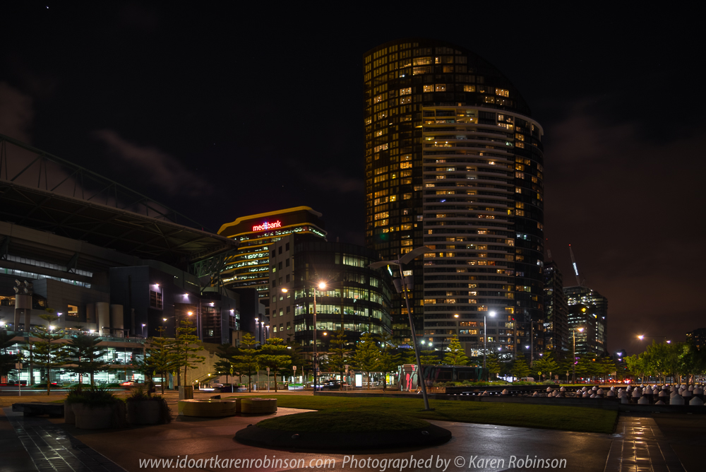 Docklands Melbourne, Victoria - Australia 'Craigieburn Camera Club Night Photography' Photographed by Karen Robinson May 2018 NB All images are protected by copyright laws. Comments - We were at Docklands photgraphing the area during the night to get a better understanding and experience of night photography.