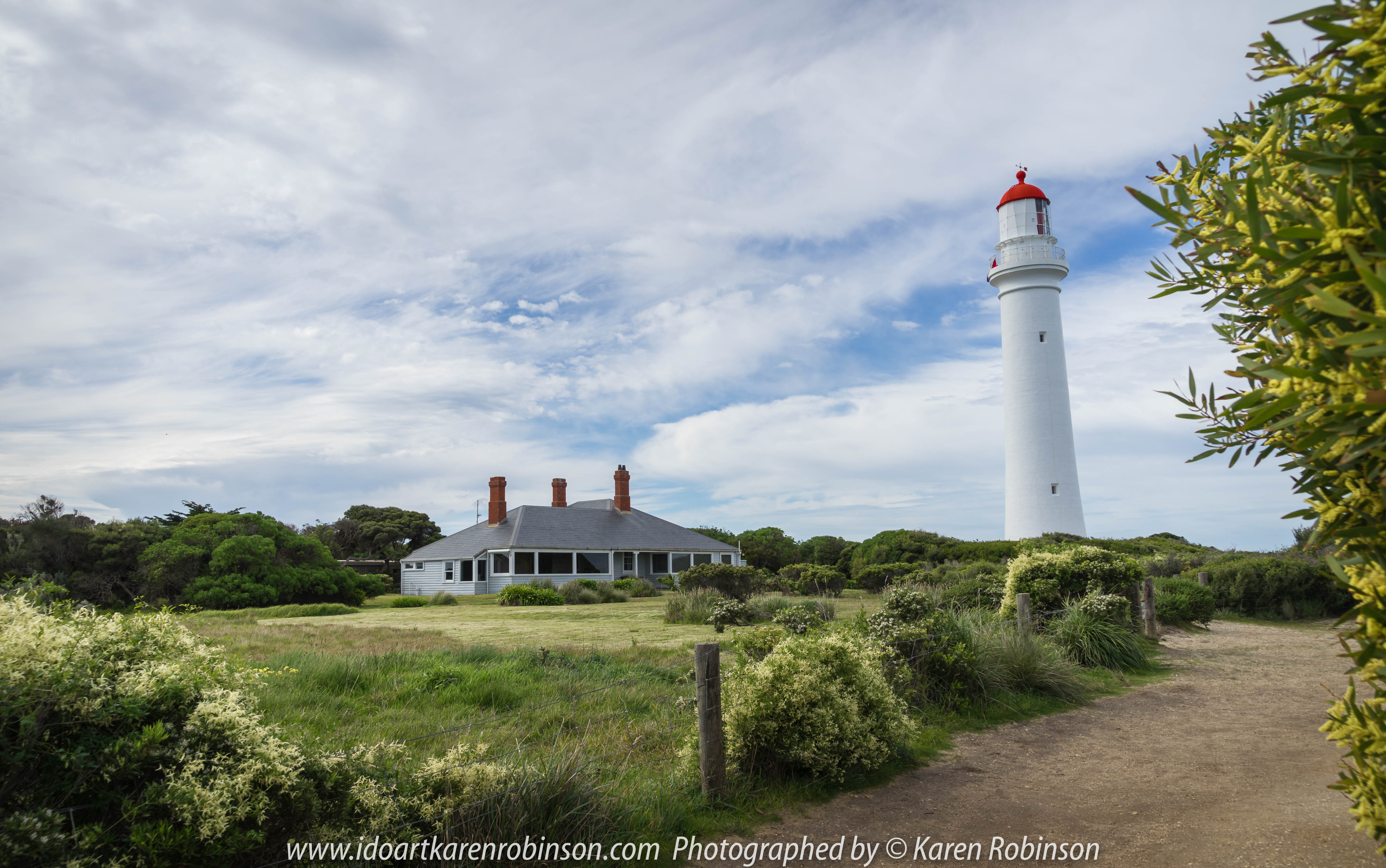 The Great Ocean Road, Victoria - Australia_Photographed by Karen Robinson August, 2017 Comments: My husband and I decided to take a car drive one Sunday, along part of this iconic road which features some of the most stunning beaches and ocean views. It was a beautiful winter's day with the sun shining it's best; interesting skies and long sandy beaches - a visual feast! The fresh, softly blowing sea air filled our ageing lungs; the whole experience rejuvenating our souls www.idoartkarenrobinson.com