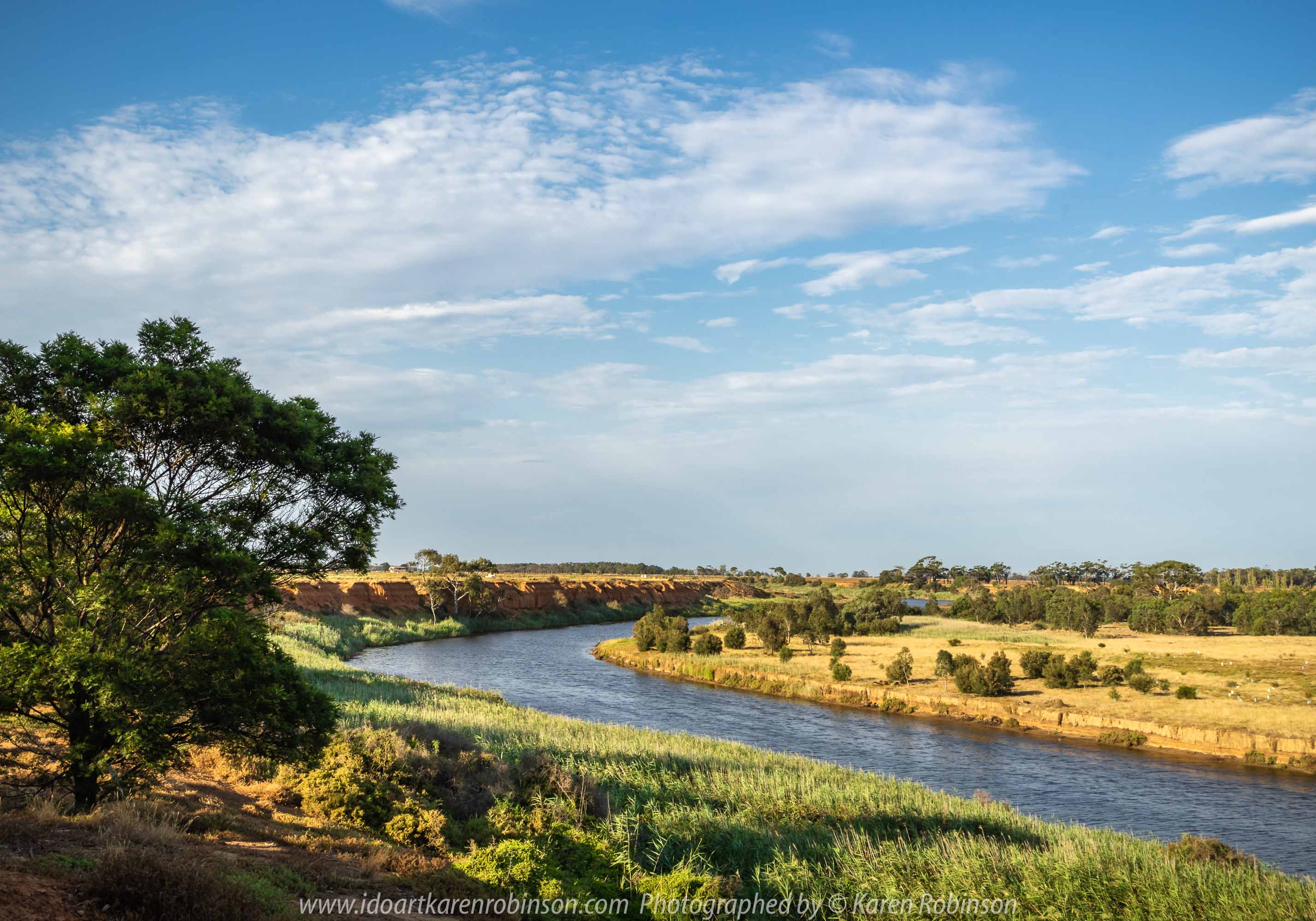 Werribee South, Victoria - Australia 'Werribee River K Road' Photograph by Karen Robinson February 2019 Comments - A morning out with hubby and me with granddaughter and daughter photographing rare sighting of an Eastern Osprey water bird.